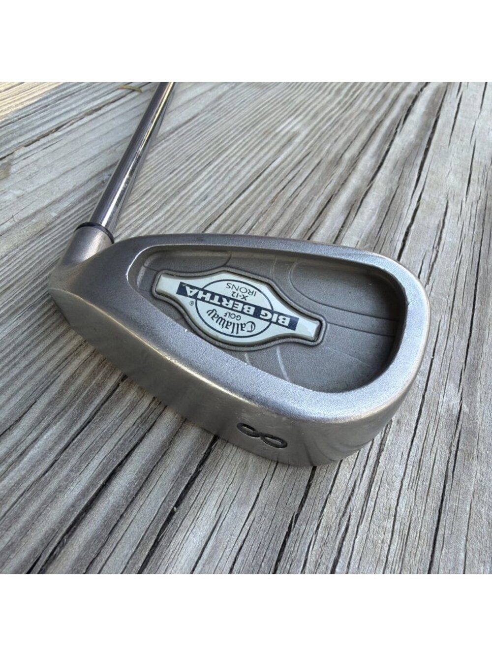 Callaway Big Bertha X-12 8 Iron - RH - Precision Rifle FCM 6.0 Steel Shaft